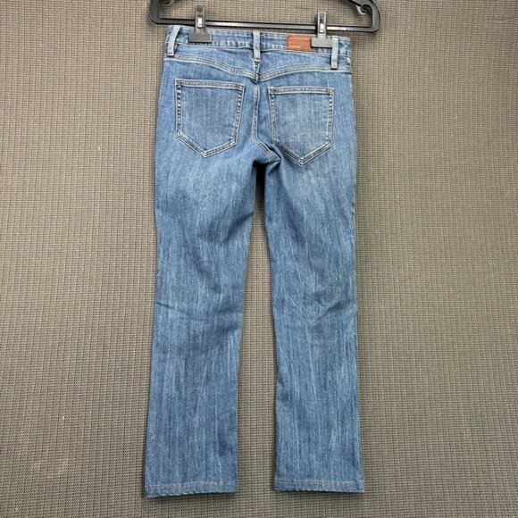 Lands End Womens Petite Straight-Leg Jeans Size 2 blue - Picture 2 of 12